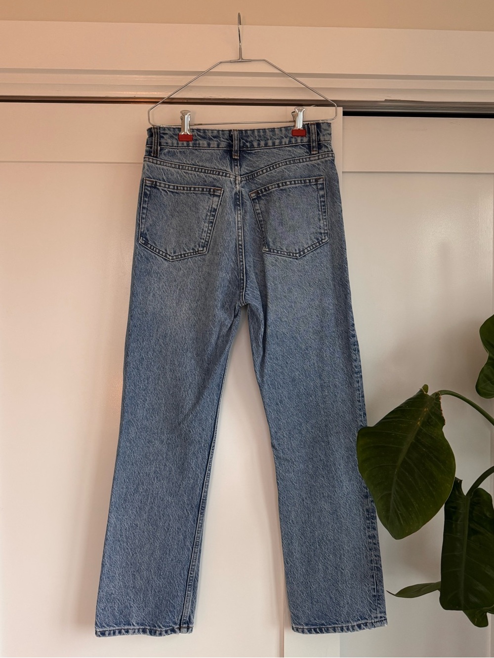 Reformation Cynthia Jean - Light Blue Denim - 27